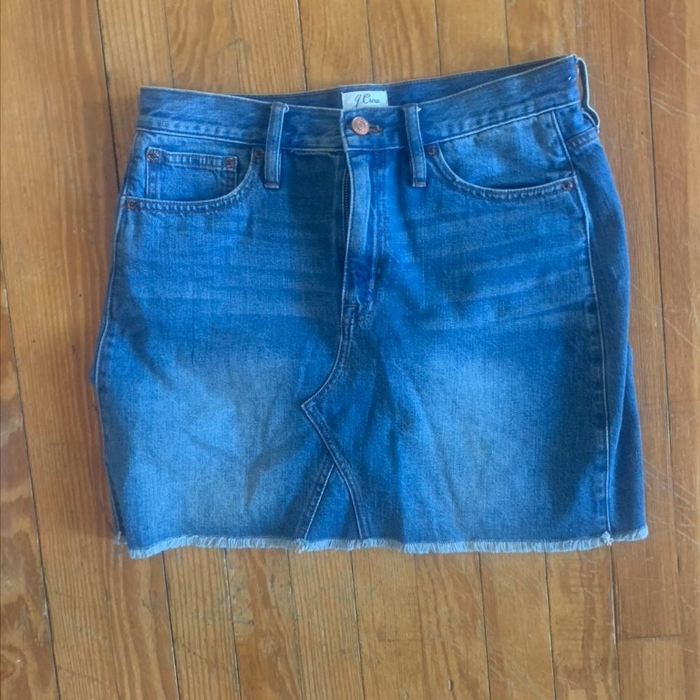 JCrew Denim Mini Skirt